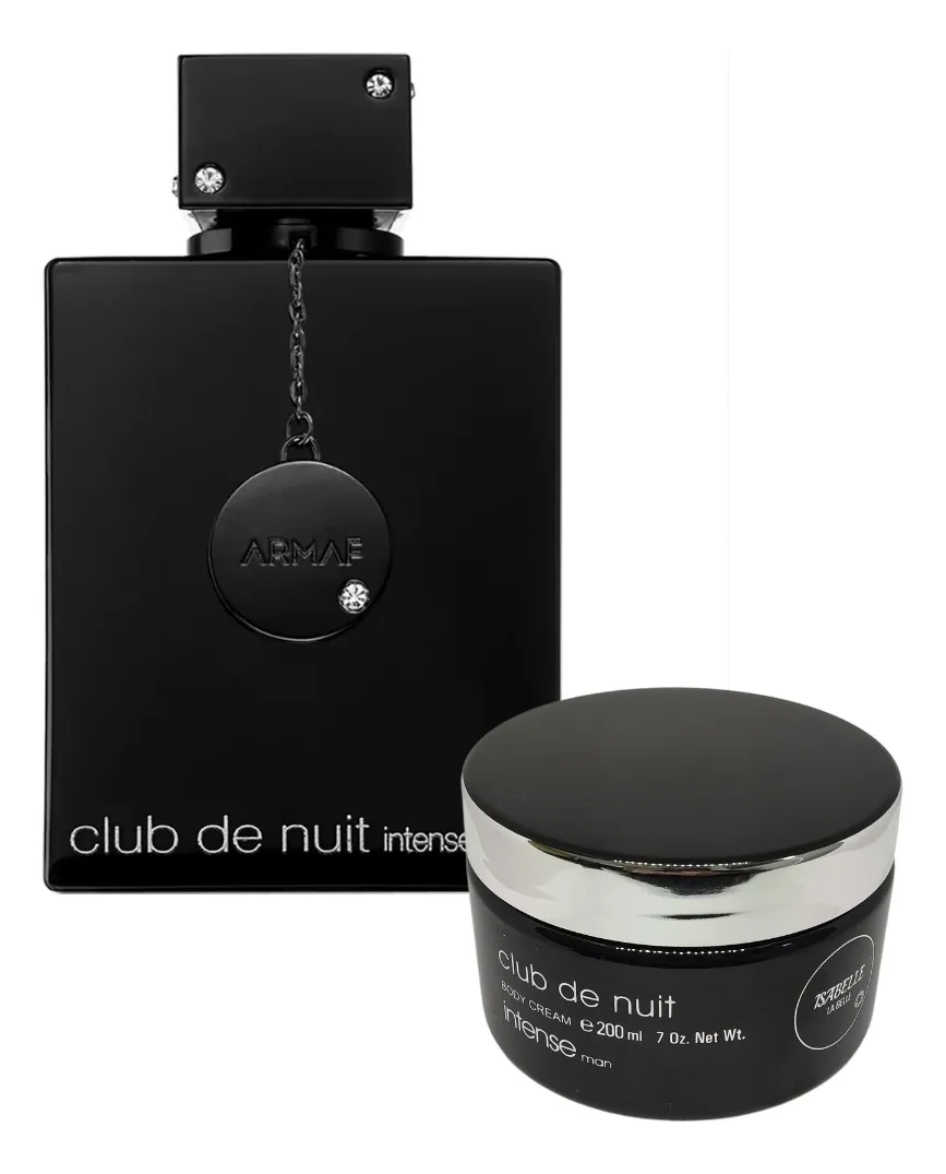 Armaf Club De Nuit Intense Man EDP 105ml + Creme Hidratante Corporal (Concentrado) Armaf Club De Nuit 200ml Isabelle La Belle